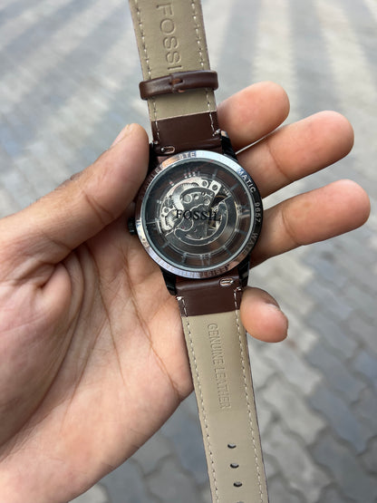 Fossil Townsman Brown Belt Automatic