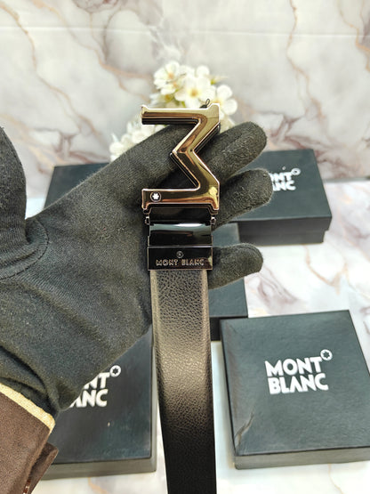 MONT BLANC PREMIUM QUALITY REVERSEABLE BELT WITH OG BOX MB-707