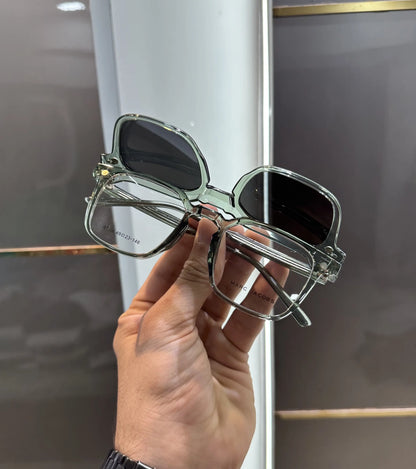 Marc Jacobs Aqua Glasses With Shade Attachment 8191