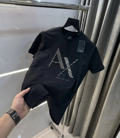 Arman i E...xchange Black Logo Print Premium T-Shirt