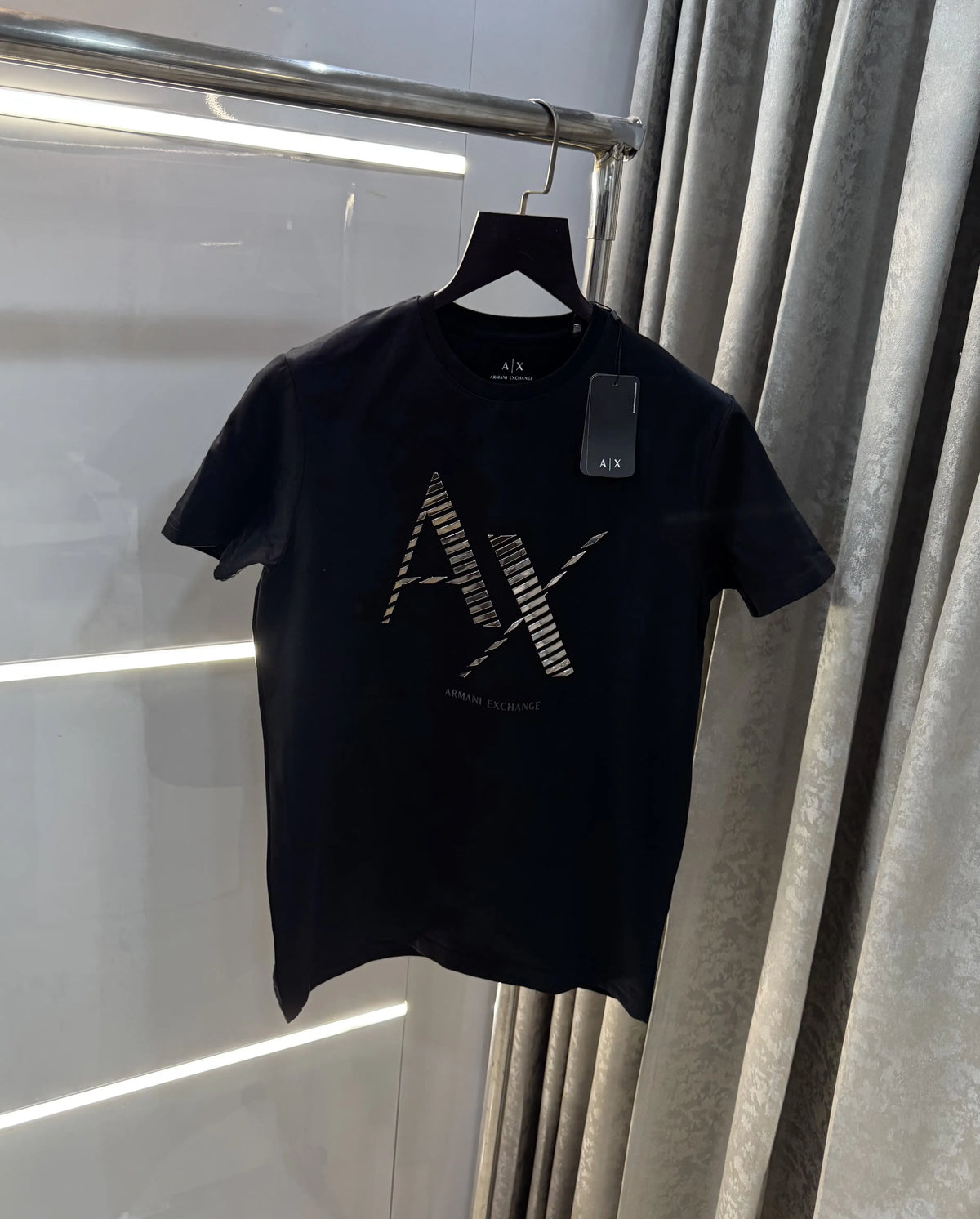 Arman i E...xchange Black Logo Print Premium T-Shirt