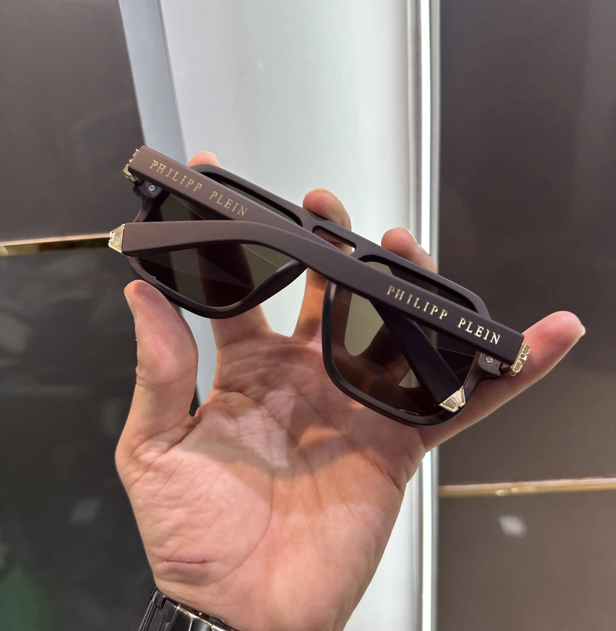 Philipp Plein Designer Brown Premium Shade 532
