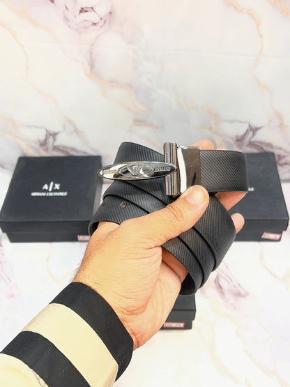 AX ARMANI EXCHANGE PREMIUM QUALITY IMPORTED REVERSIBLE BELT WITH OG BOX