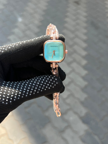 TiF-fanY & Co Rose Gold Sky Blue