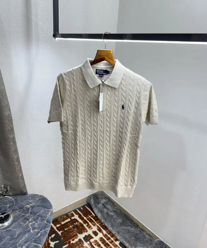 Ralph Laure n creem  Premium Knitted Polo T-Shirt