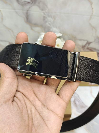 BB BURBERRY PREMIUM QUALITY AUTOLOCK BELT WITH OG BOX BB-608
