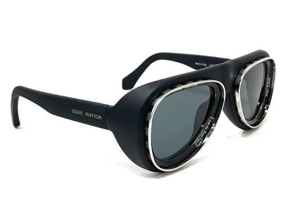 Louis Vuitto n All Black Pilot Sunglasses 8206
