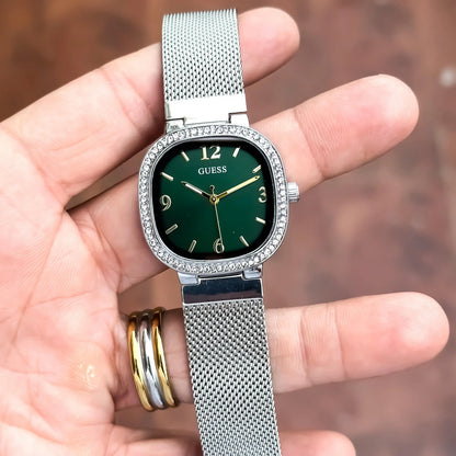 GUESS LADIES_SILVER_GREEN