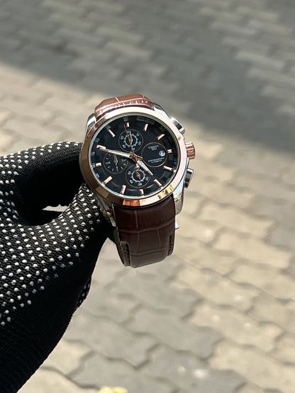 Tissot 1853 Belt Courtier Brown Copper Black