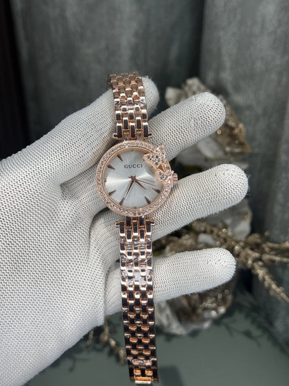 Gucci Copper White Premium Ladies watch