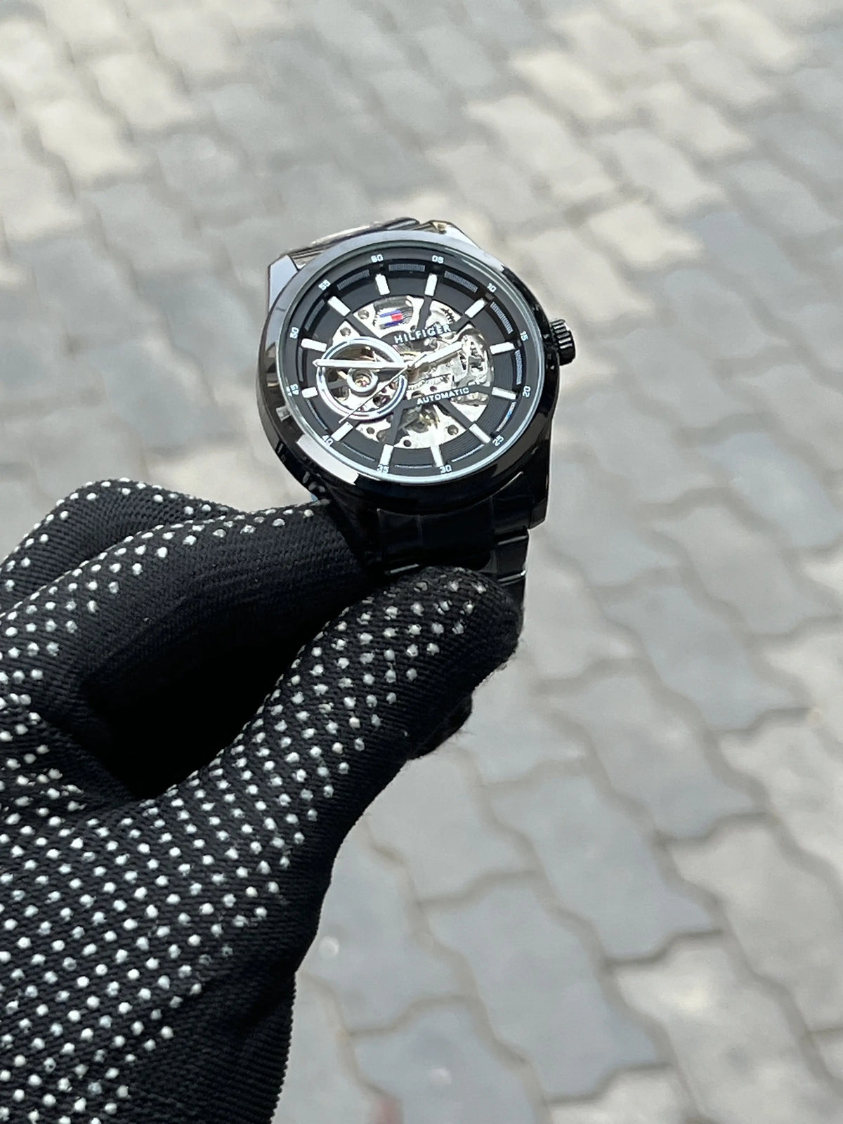 Tommy Hilfiger Black Automatic Chain