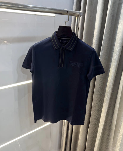 Tomm y Hilfiger Navy Blue Logo Work Premium Polo T-Shirt