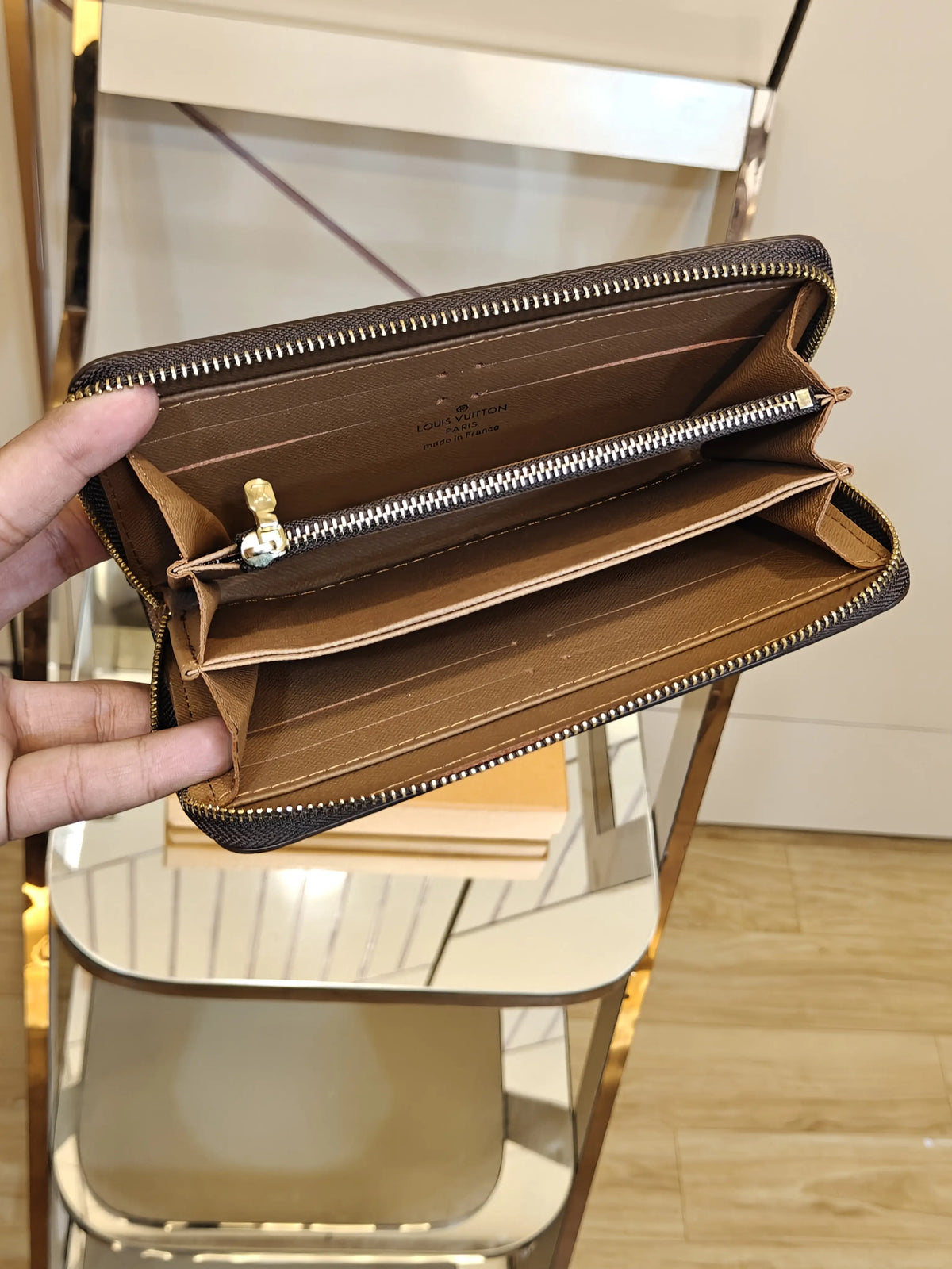 LV LOUIS VUITTON IMP LONG WALLET PREMIUM QUALITY OVERALL MONOGRAM PRINT WITH OG BOX