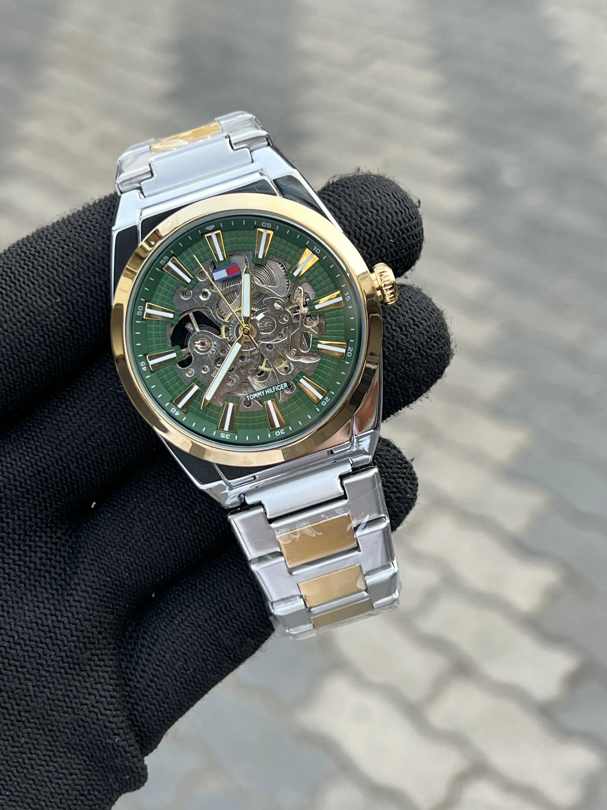 Tomm_y Hilfiger Two Tone Green