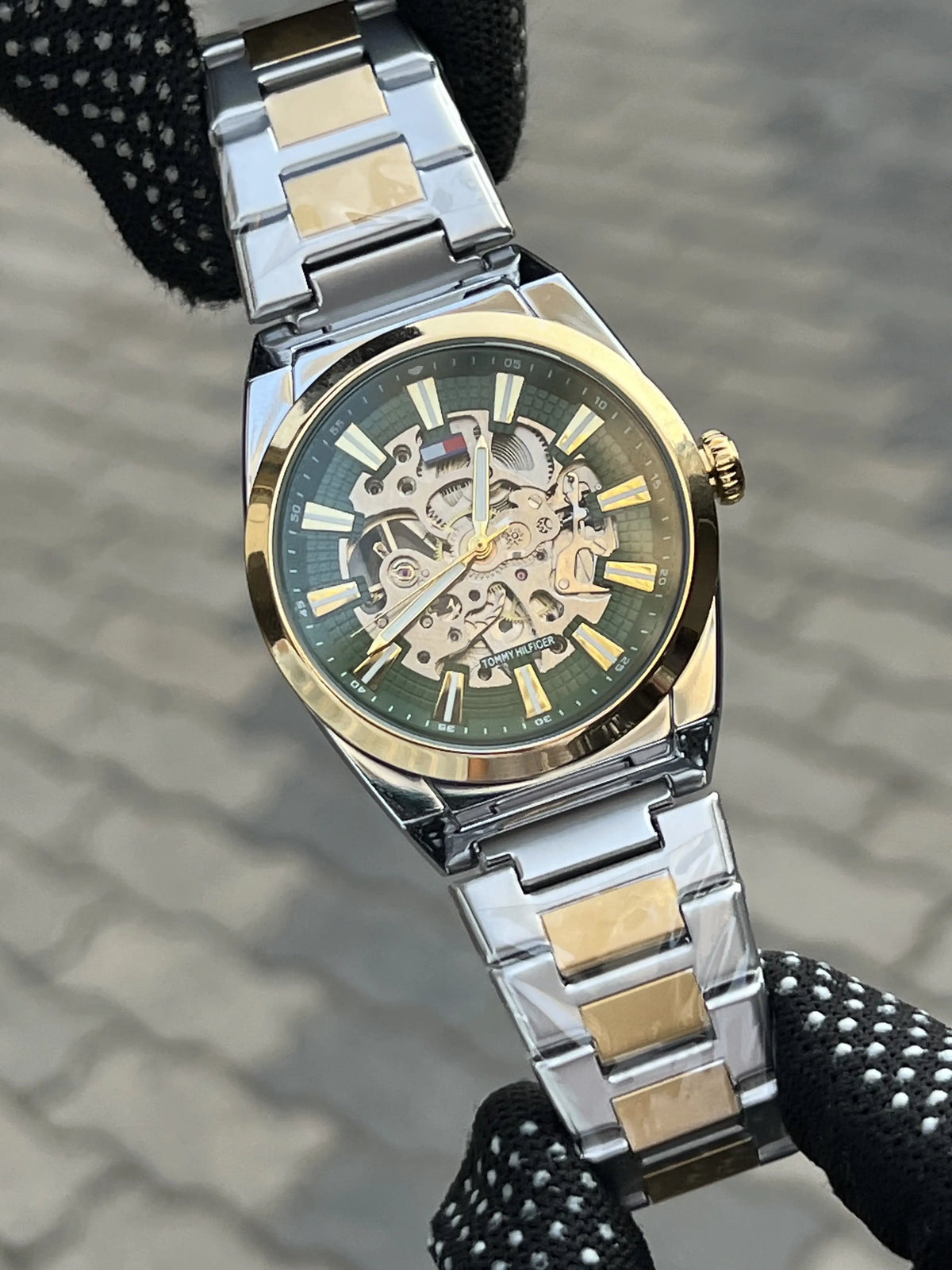 Tomm_y Hilfiger Two Tone Green