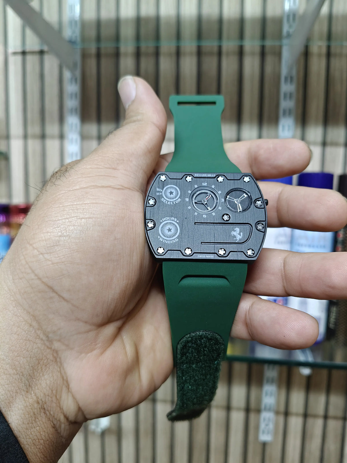 richard Mille black green