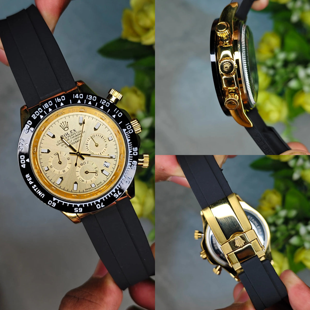 rolex daytona gold