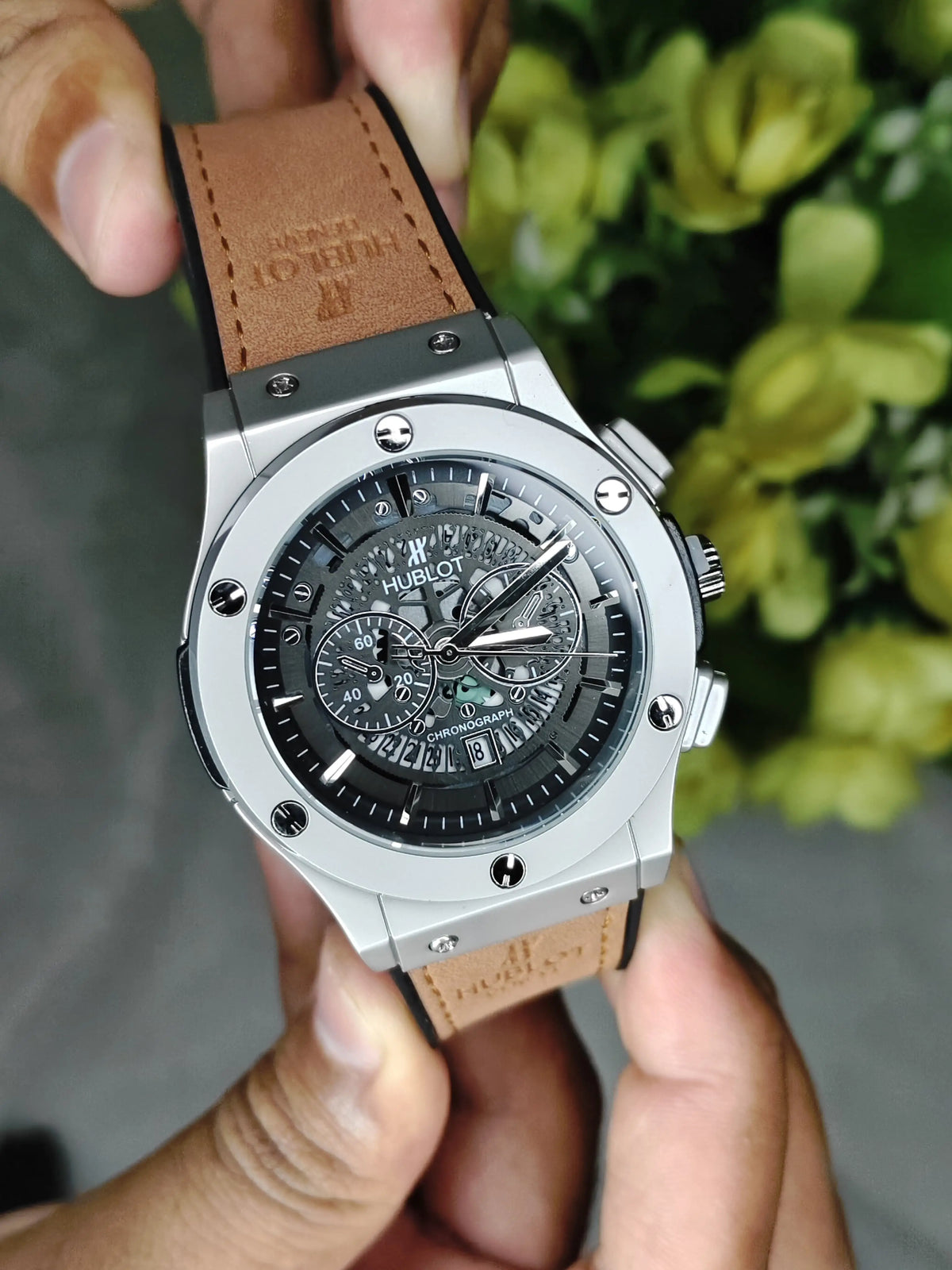 Hublot non crono brown