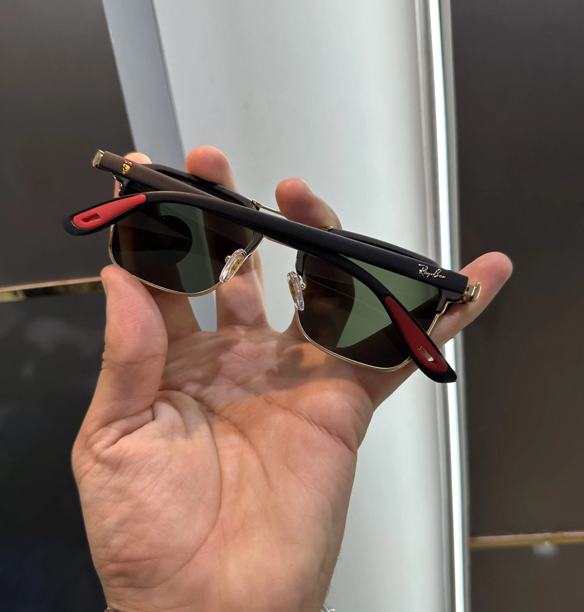 Rayban Black Green Premium Shades 04