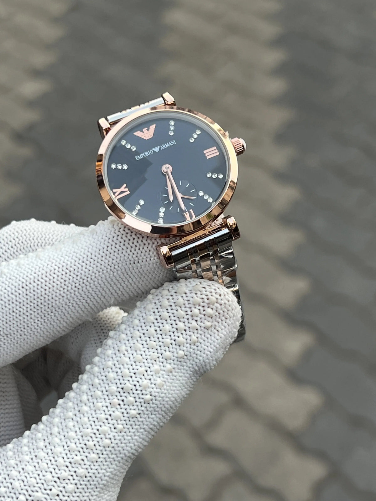 Empori_o Armani Two Tone Black