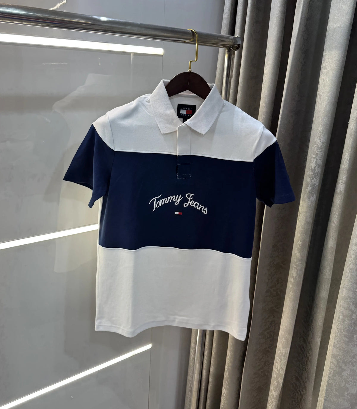 Tommy  Hilfiger White Logo Work Premium Polo T-Shirt