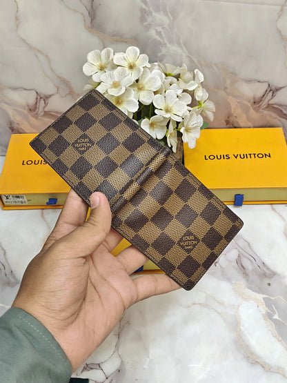 LV LOUIS VUITTON PREMIUM QUALITY MONEY CLIPPER WITH OG BOX