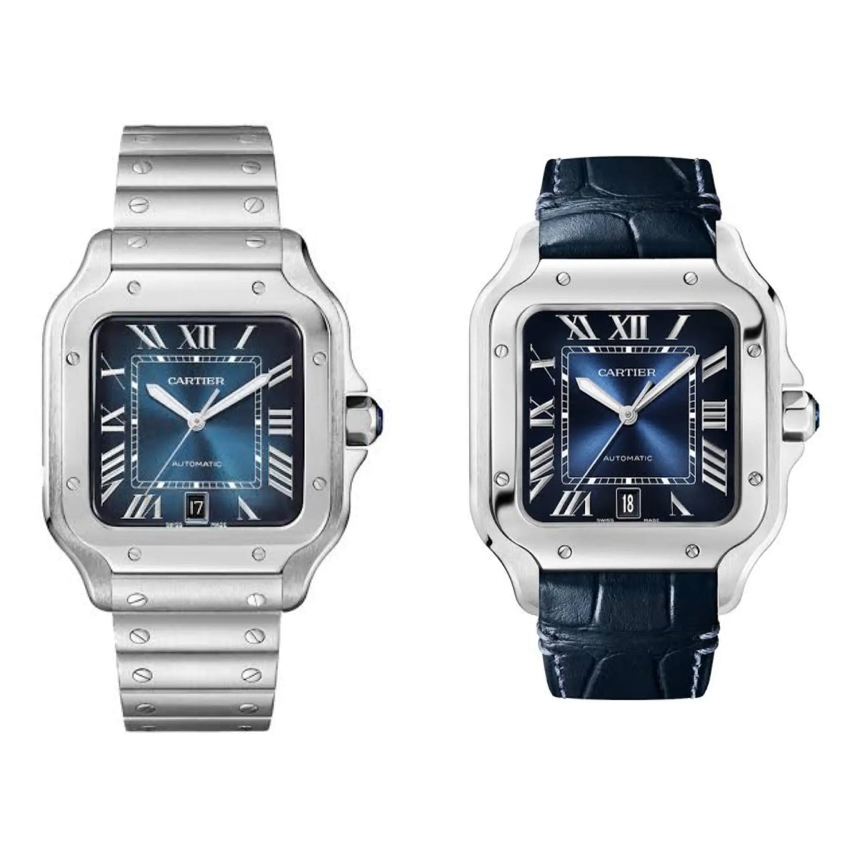 Cartier Santos Premium Automatic Dual Strap