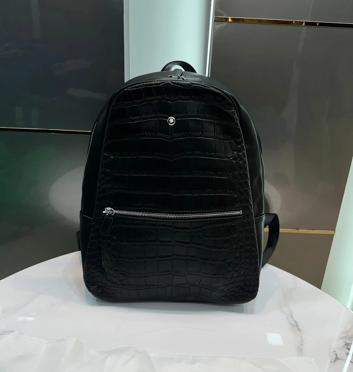 Mont Blan c Black Meisturstruck Luxury Imported BackPack