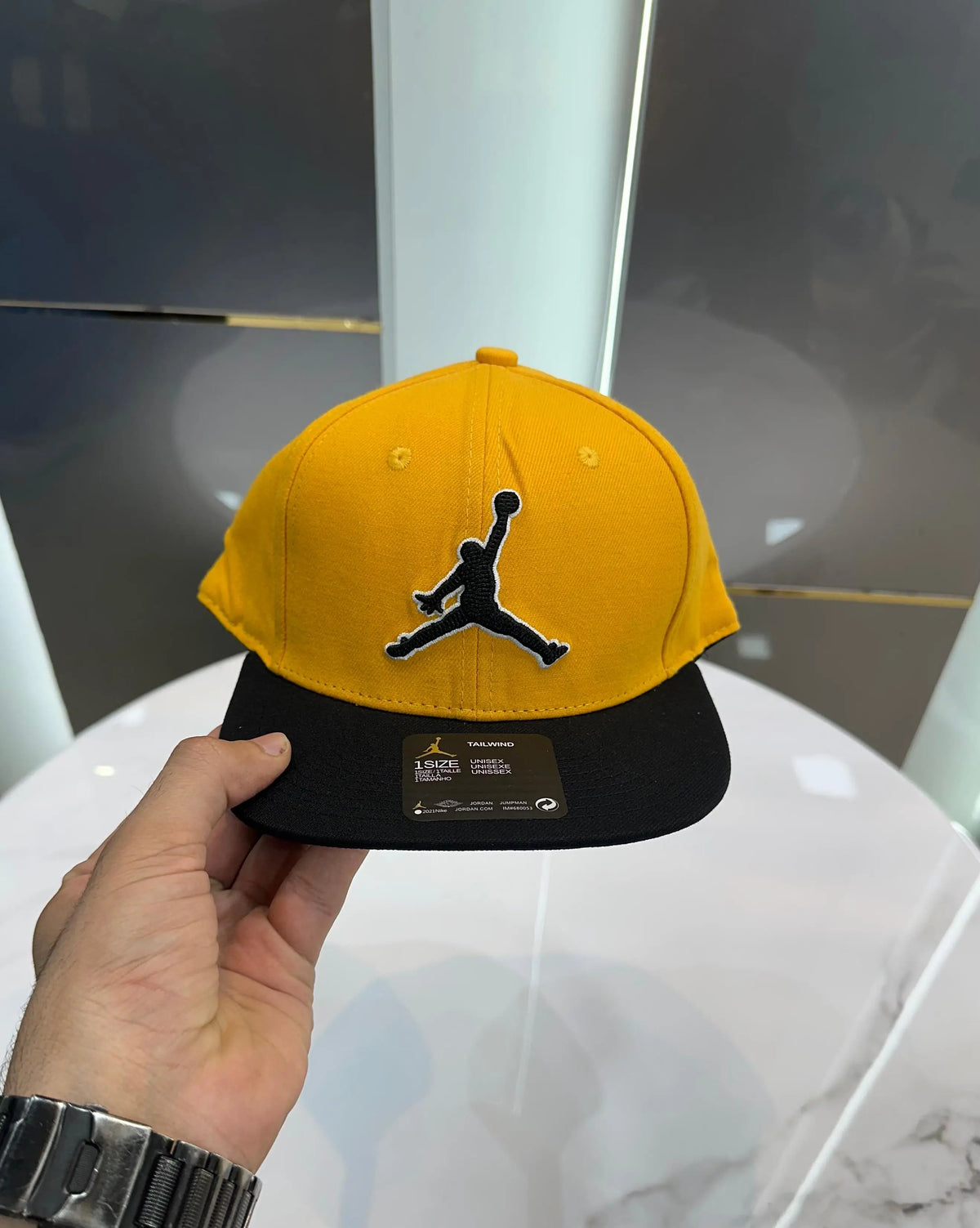 Jorda n Yellow Black Imported Cap