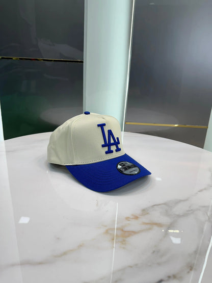 LA Cream Blue Imported Cap