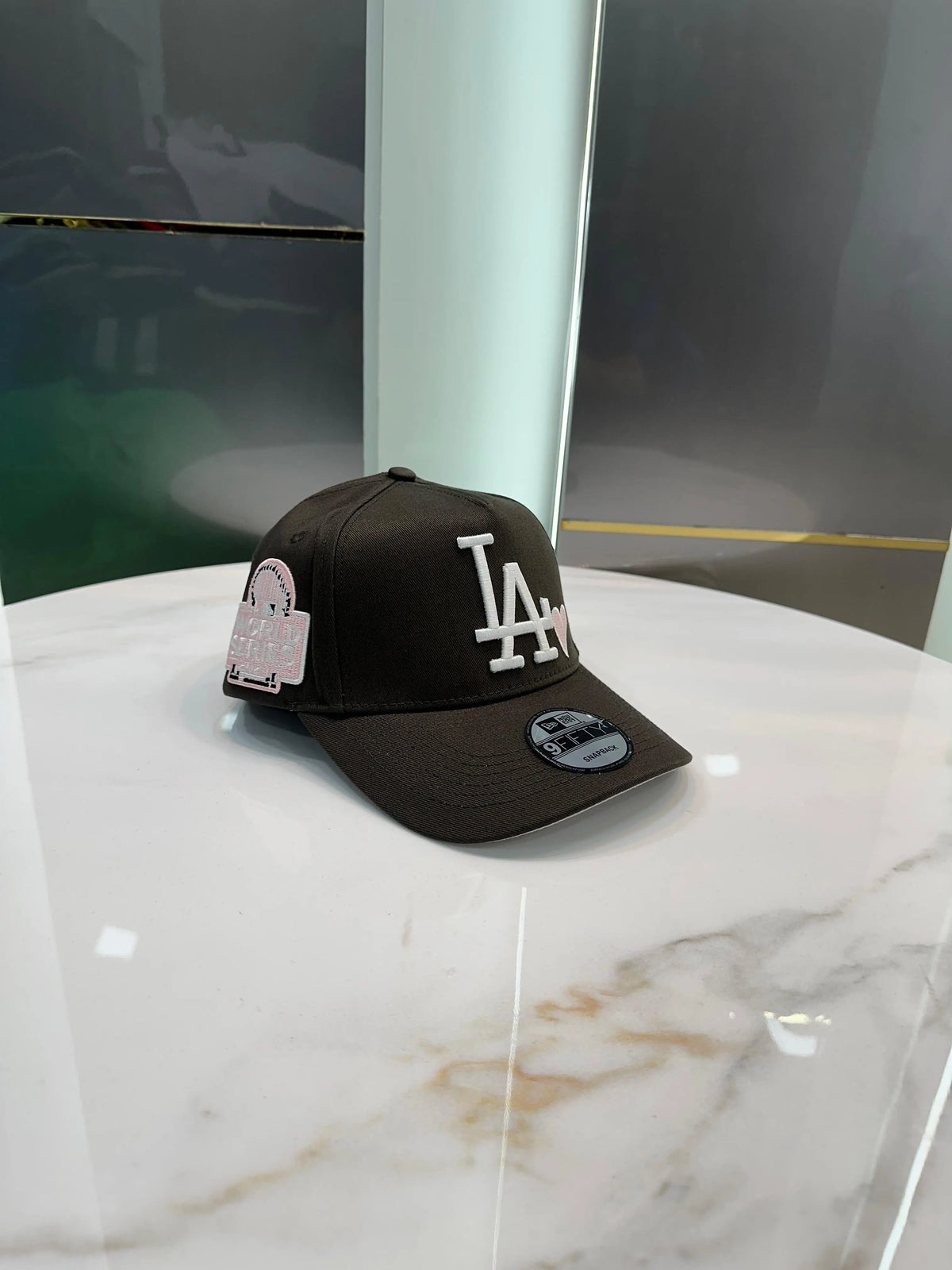 LA M Green Imported Cap