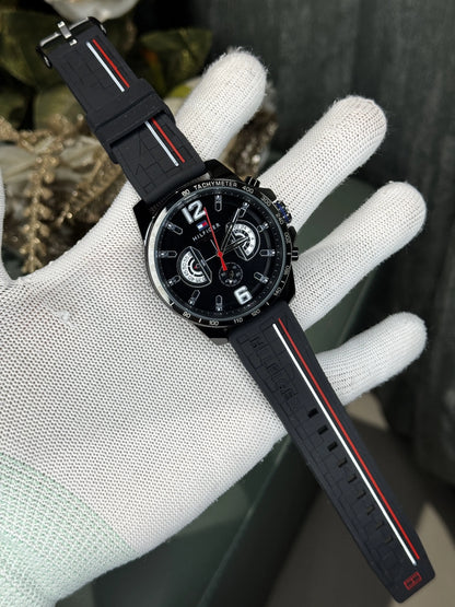 Tommy Hilfige r Decker Black Premium Chronograph Watch