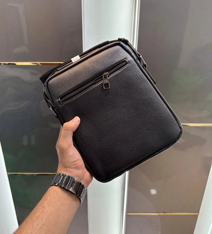 L V Black Premium Imported Cross Body Bag