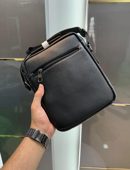 L V Black 002 Premium Imported Cross Body Bag