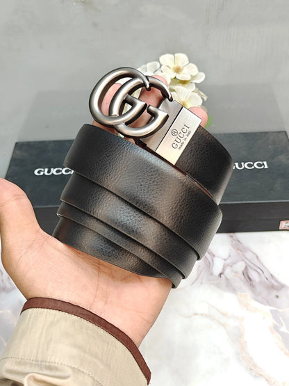 GUCCI PREMIUM QUALITY REVERSEABLE BELT WITH OG BOX GG-219