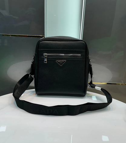 Prad a Black Premium Imported Cross Body Bag