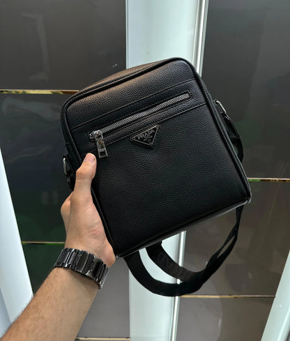 Prad a Black Premium Imported Cross Body Bag