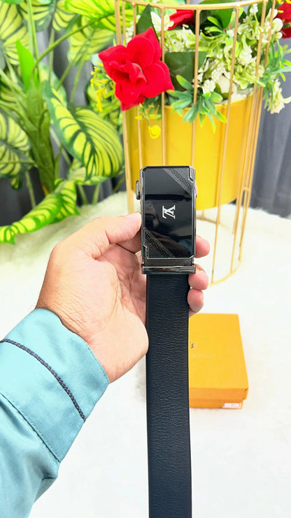 LV LOUIS VUITTON PREMIUM QUALITY AUTOLOCK BELT WITH OG BOX LV-325