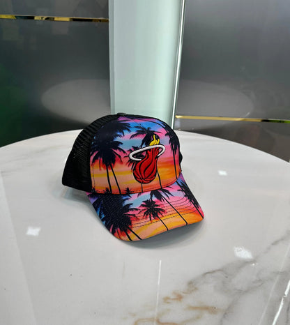 NBA Black Pink(Miami Heat)002 Premium Imported Cap