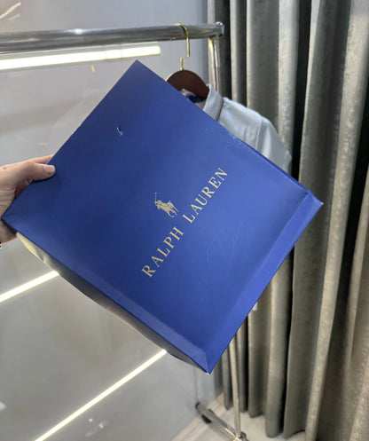 Ralph Lauren Wine Embroidery Logo Premium Polo T-shirt With Box Packing
