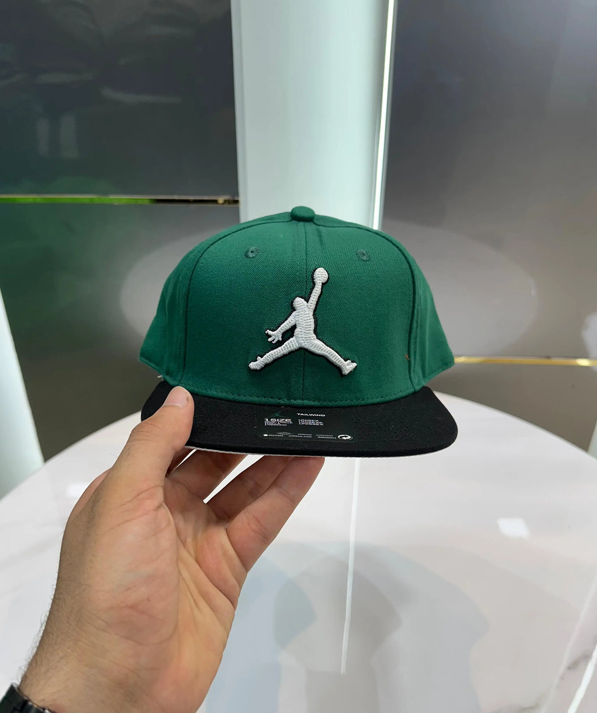 Jordan Green Black 001 Premium Imported Cap