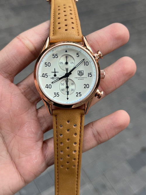 Tag Heuer Calibre Brown Leather