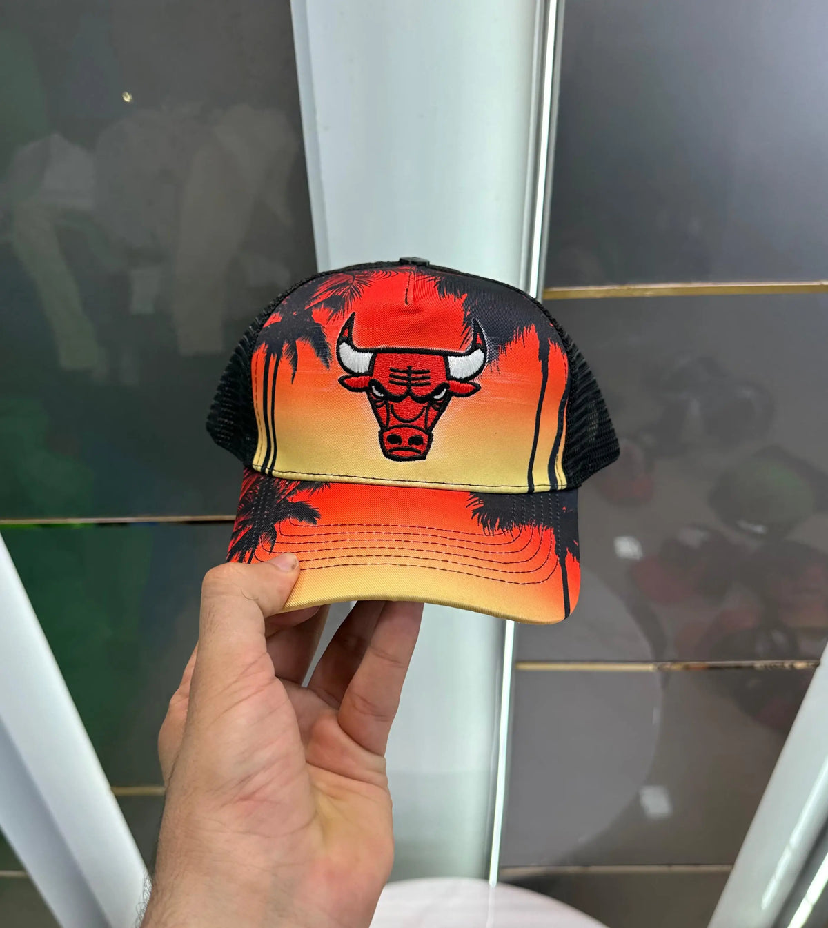 NBA Black Orange 004 Premium Imported Cap