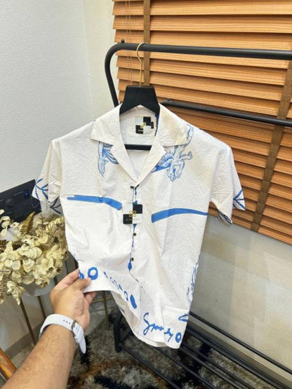 Givench_y Imported All Over Printed Premium Half Shirt