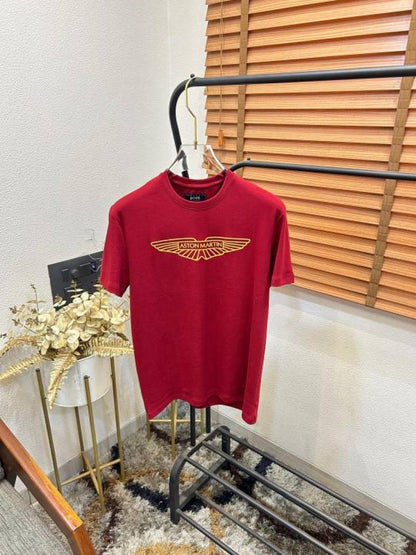 Bos_s x Hacket_t Aston Martin Premium Imported Round Neck T-shirt (DN 530)