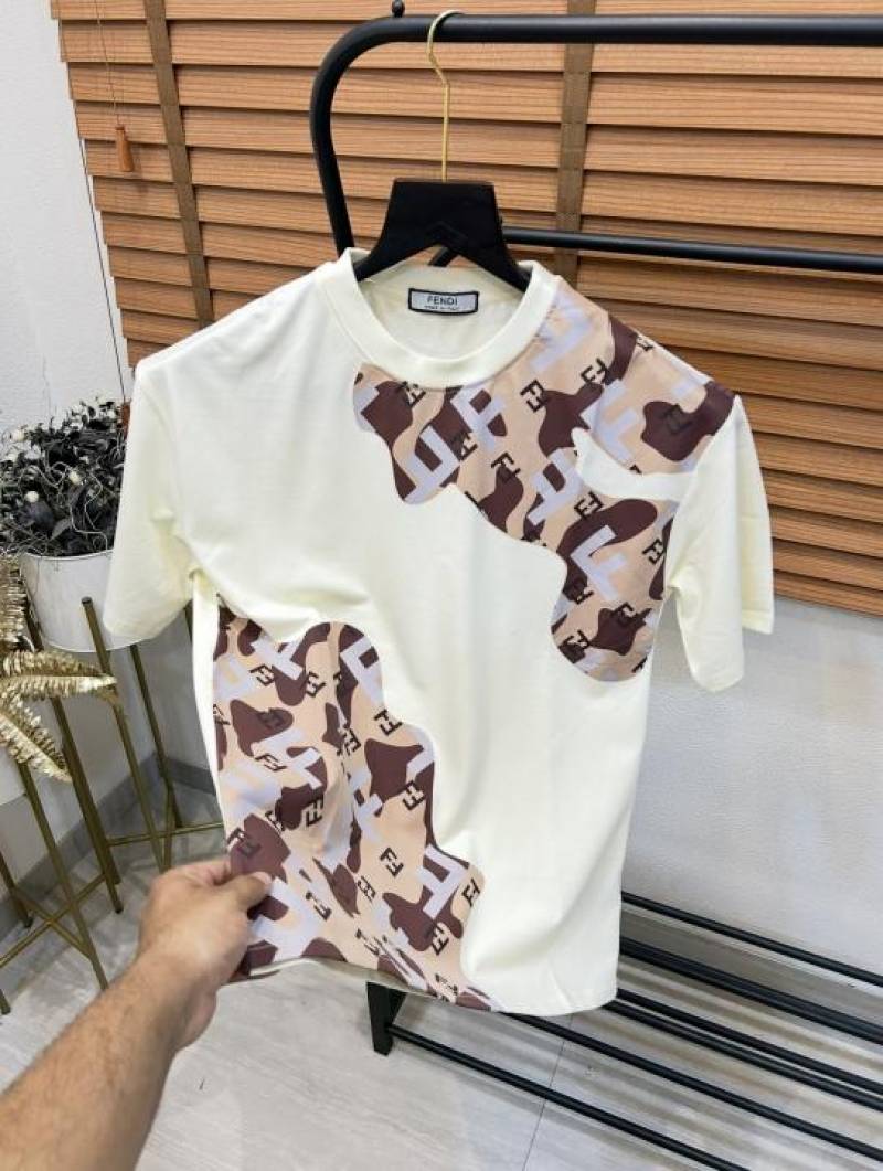 Fend_i Monogram Print Turkey Imported Premium T-shirt