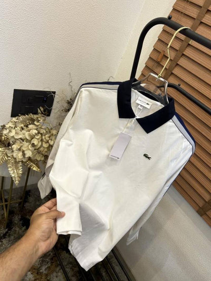 Lacost_e Very Premium Classic Full Sleeve Polo T-shirt (DN 501)