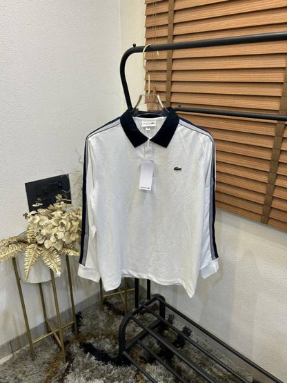 Lacost_e Very Premium Classic Full Sleeve Polo T-shirt (DN 501)