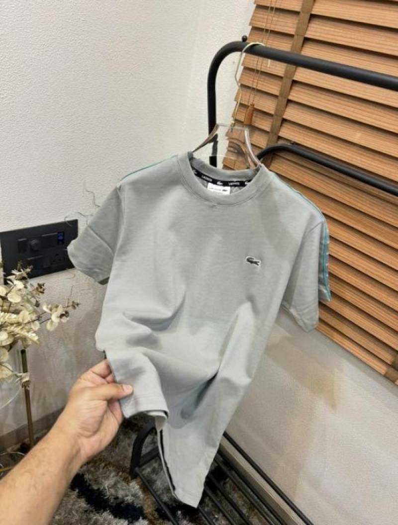 Lacost_e Imported Very Premium Crew Neck T-shirt (DN 545)