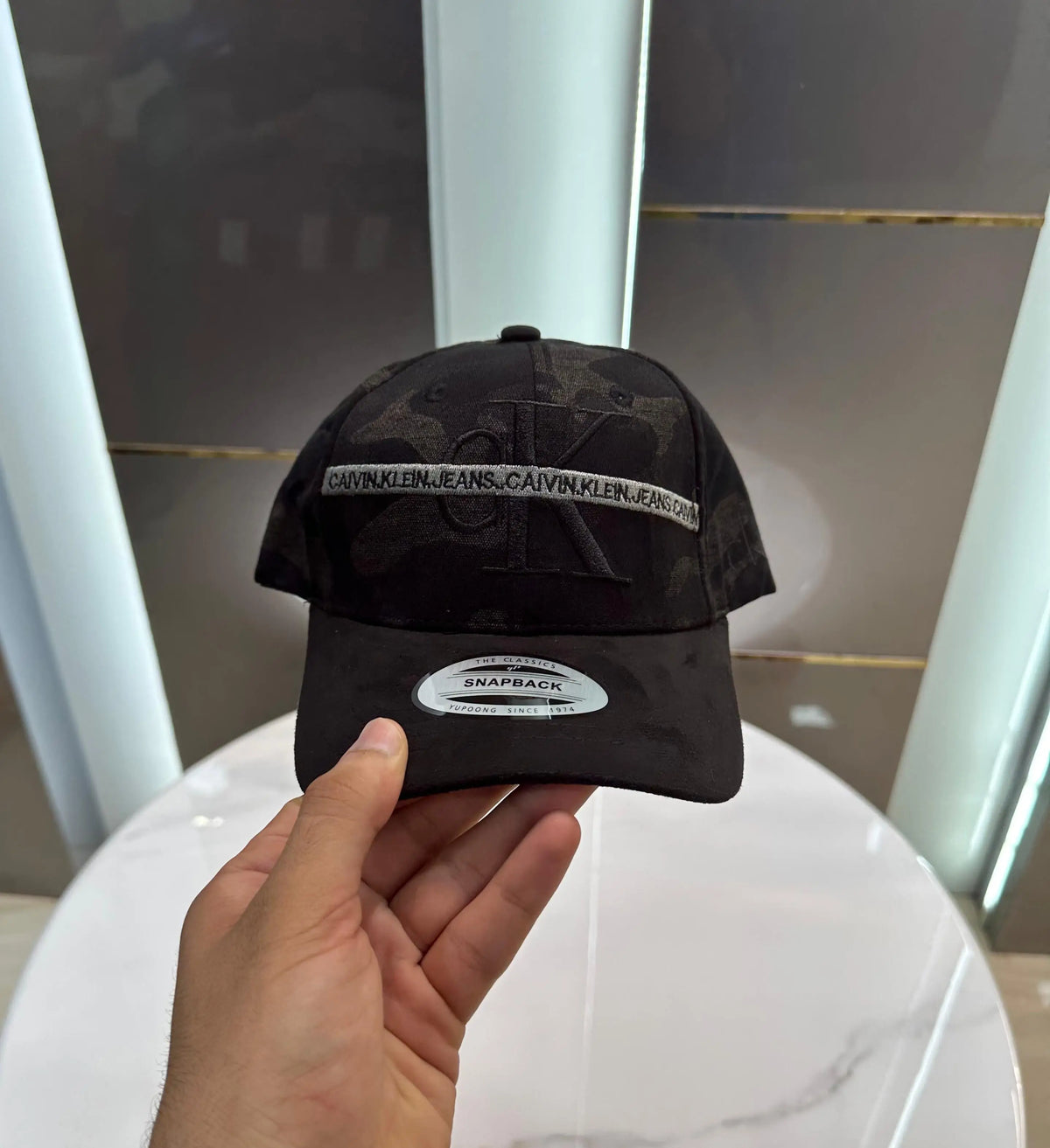 Calvin Klei n Black Grey Premium Imported Cap